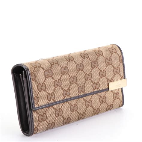 gucci continental flap wallet